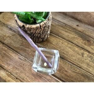 Vintage Art Deco Ashtray, Royal Kendall Fine Hand Cut Crystal, Japan, Small Dish